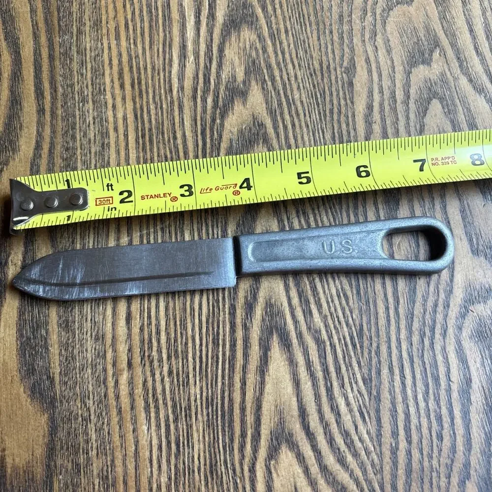 WWll US MILITARY ARMY - MARINES MESS KIT KNIFE WITH MAKERS MARK